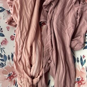 BAMBOO Blush Pink Floral Pajama Set